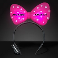 Light Up Pink Big Bow Headband - 60 Day